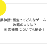 黒神話：悟空ってどんなゲーム？攻略のコツは？対応機種についても紹介！